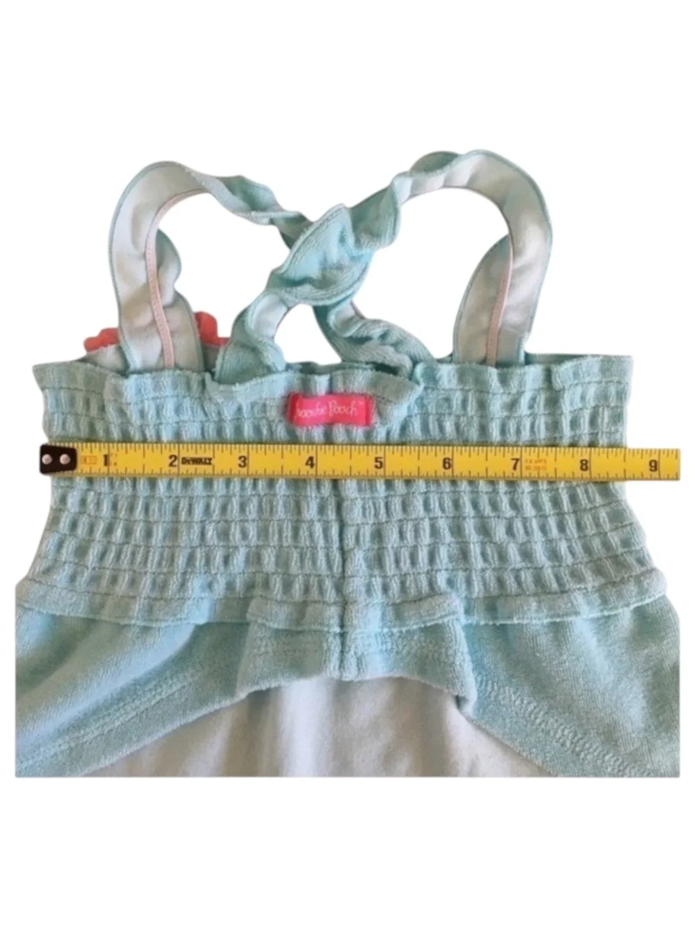 Smoochie Pooch Petco Blue Smocked Dog Dress Size S
